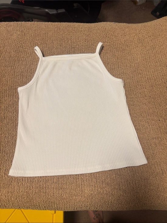 Old Navy Tops - Old Navy White Ribbed Halter-Style Cami